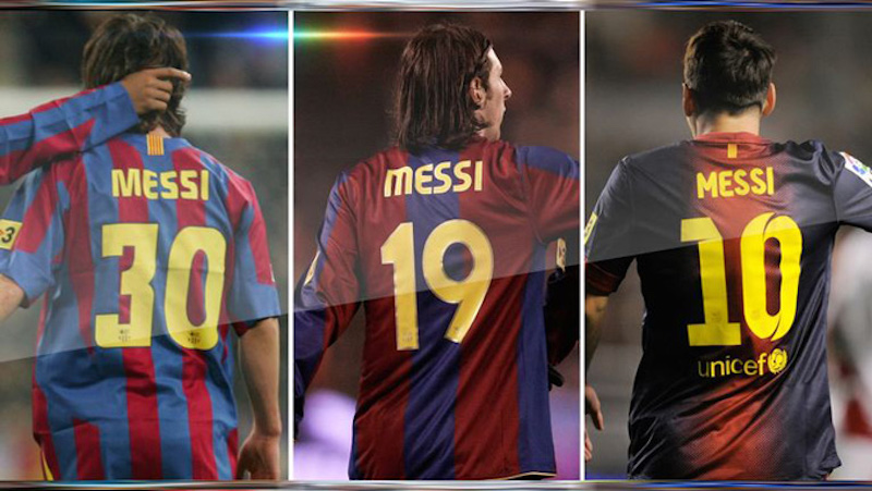 Messi mặc áo số mấy? Lịch sử số áo của Messi