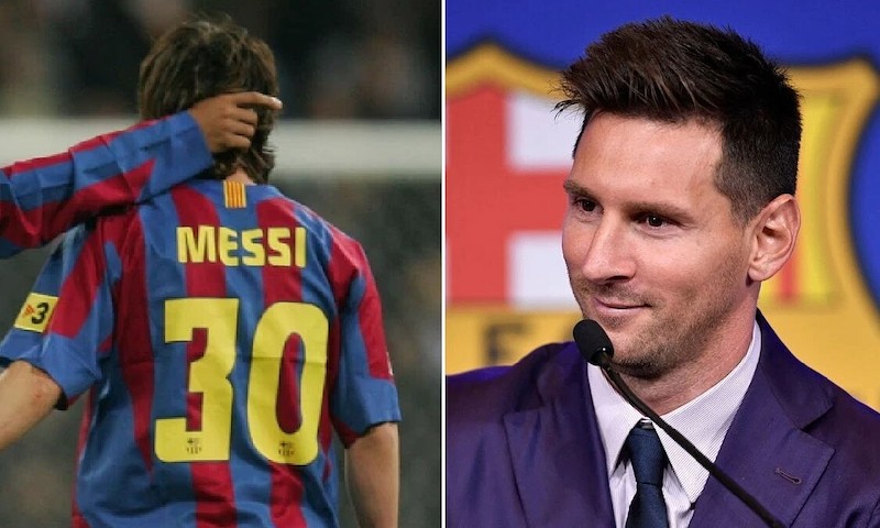 Messi đang mang áo số 30 tại PSG