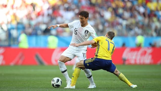 Lịch Sử Đối Đầu Thụy Điển vs Hàn Quốc