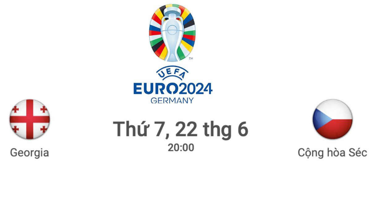 Link xem trực tiếp Georgia vs CH Séc bảng F 20h00 ngày 22/6/2024