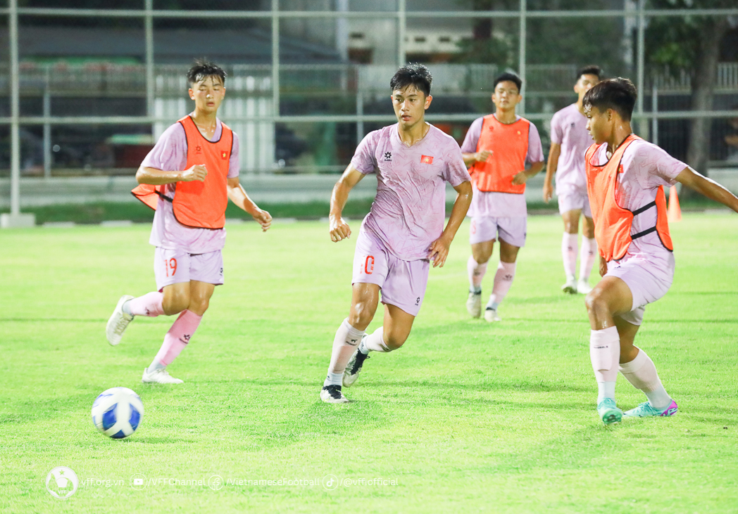 U16 Việt Nam chuẩn bị đối đầu Campuchia sau khi giành chiến thắng đậm 15-0